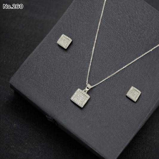 Silver Pendant Set - V One Jewellery