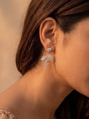Auravine silver pendant set for women