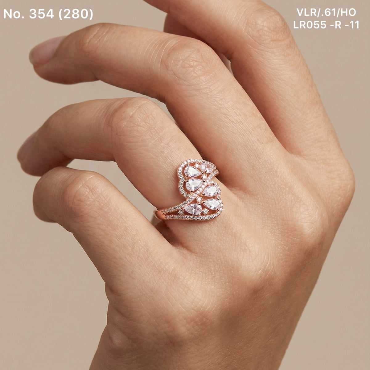 Silver delight ring for women