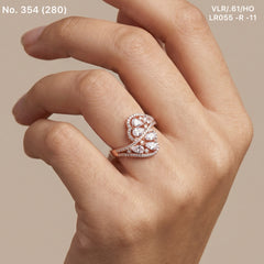 Silver delight ring for women