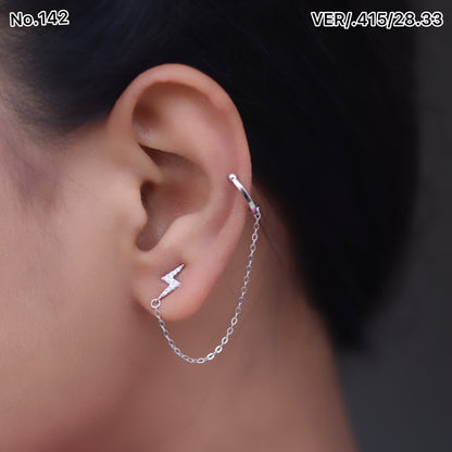 Silver Earrings for Women by V One Jewellery