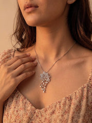 Heavenshine silver pendant set for women