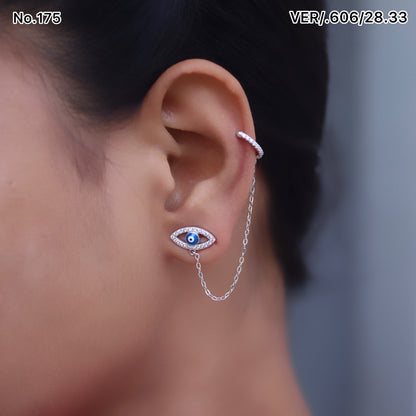 Silver Earrings for Women by V One Jewellery