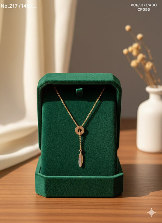 Autumn Breeze silver chain pendant