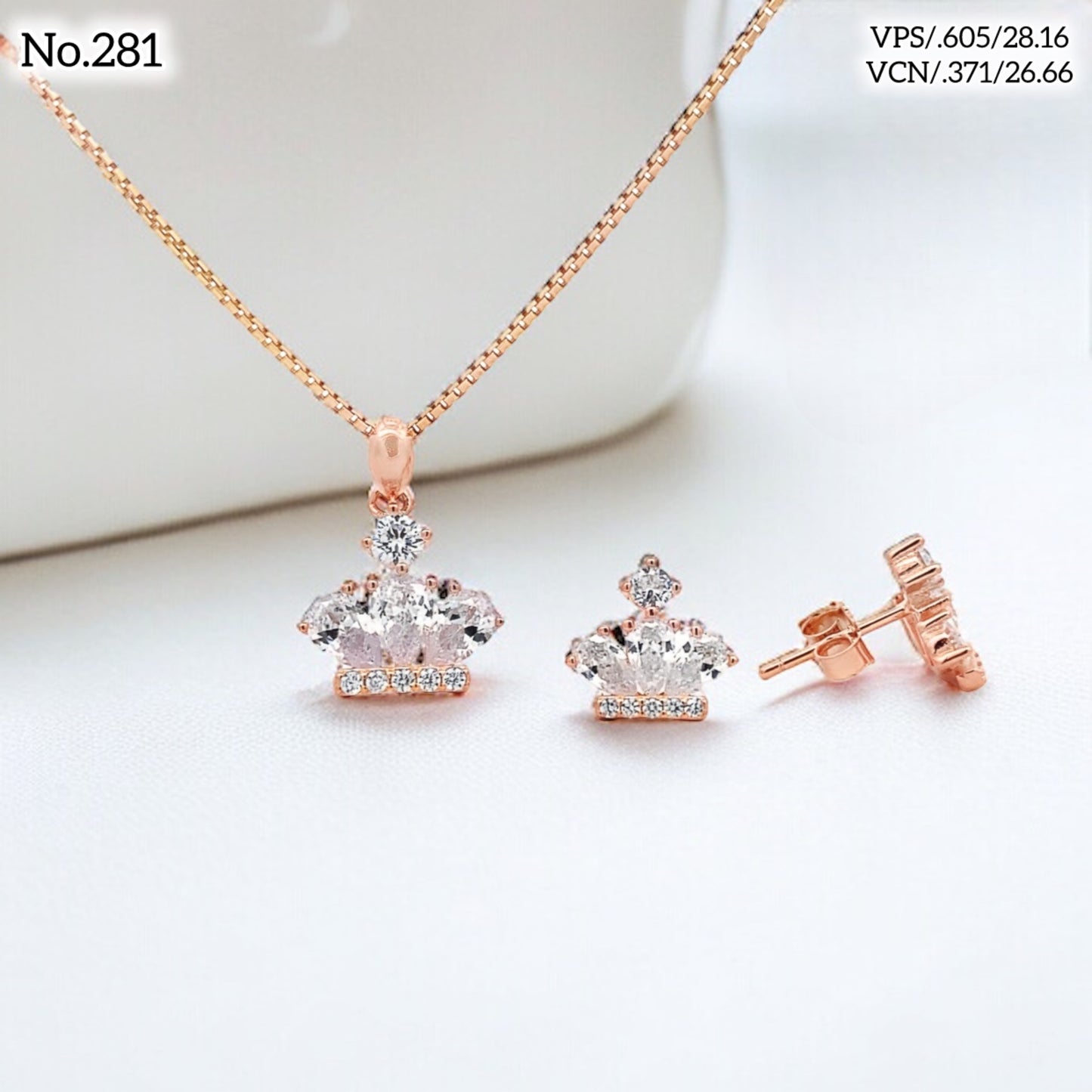 Silver Pendant Set - V One Jewellery