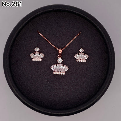 Silver Pendant Set - V One Jewellery