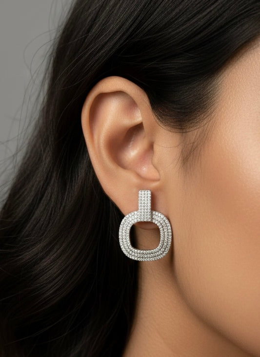 Antique Vamsi silver earrings