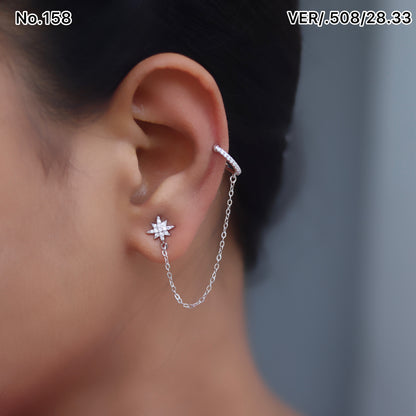 Silver Earrings for Women by V One Jewellery