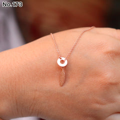Silver Chain Pendant - V One Jewellery