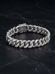Prime link silver bracelet for men