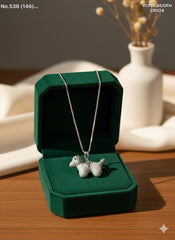 Puplinks silver chain pendant