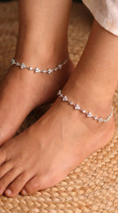 Charmarc Silver Payal for Women