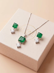 Sharanya Silver Pendant set for women