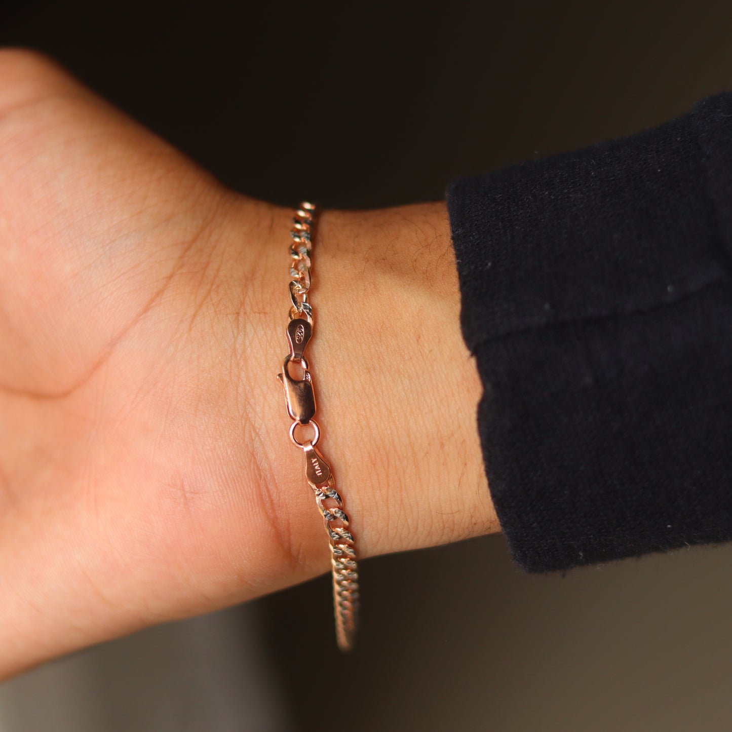 Classic Rose Gold Men's Bracelet