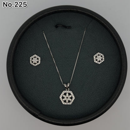 Silver Pendant Set - V One Jewellery