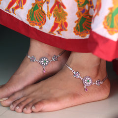 Classic Jaipur Silver Payal for Women