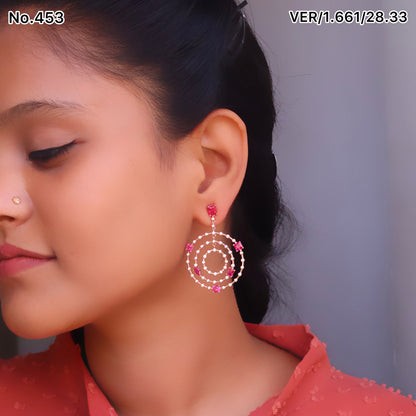 Silver Earrings for Women by V One Jewellery