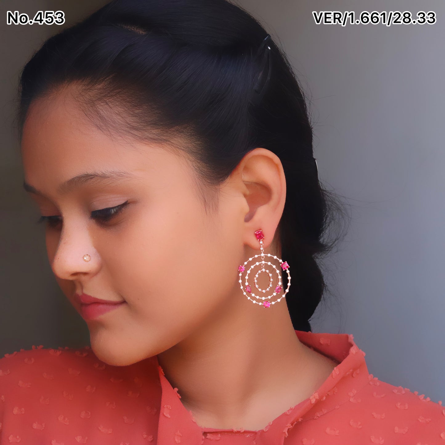 Silver Earrings for Women by V One Jewellery