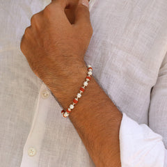 Silver Rudraksha Bracelet by V One Jewellery