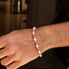 Silver Rudraksha Bracelet by V One Jewellery