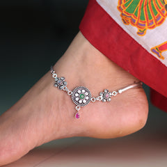 Classic Jaipur Silver Payal for Women