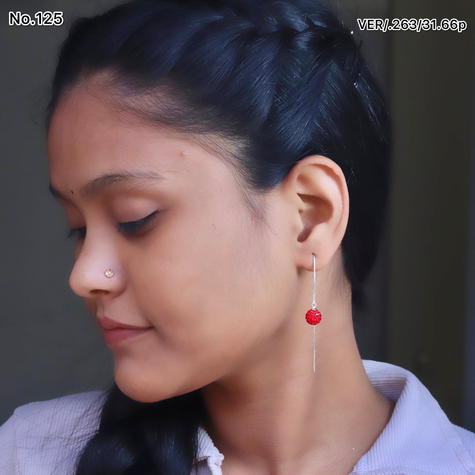 Silver Earrings for Women by V One Jewellery