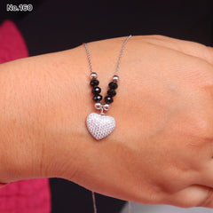 Silver Chain Pendant - V One Jewellery