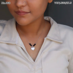 Silver Chain Pendant - V One Jewellery