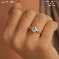 Paridhi silver ring for women
