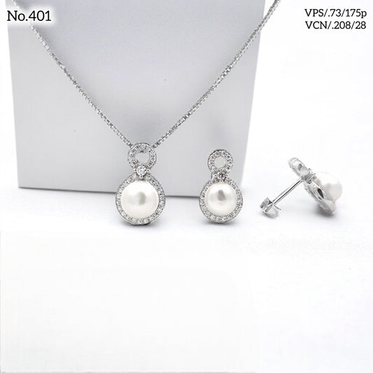 Silver Pendant Set - V One Jewellery