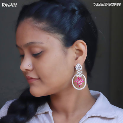 Silver Earrings for Women by V One Jewellery