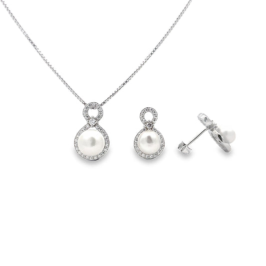 Silver Pendant Set - V One Jewellery