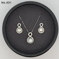 Silver Pendant Set - V One Jewellery