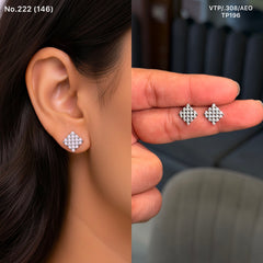 Vini glow silver stud