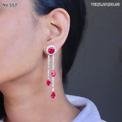 Silver Earrings for Women by V One Jewellery