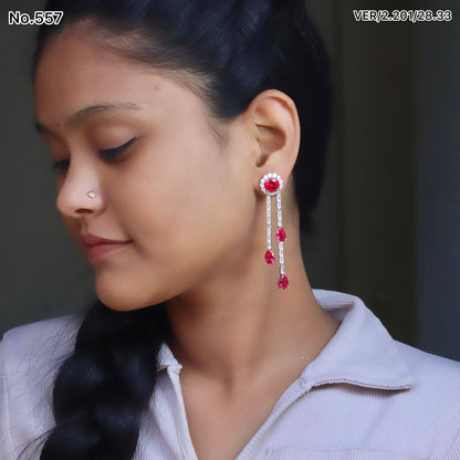 Silver Earrings for Women by V One Jewellery