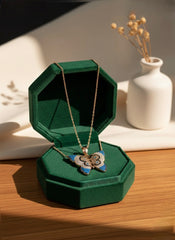 Fluttering grace silver chain pendant