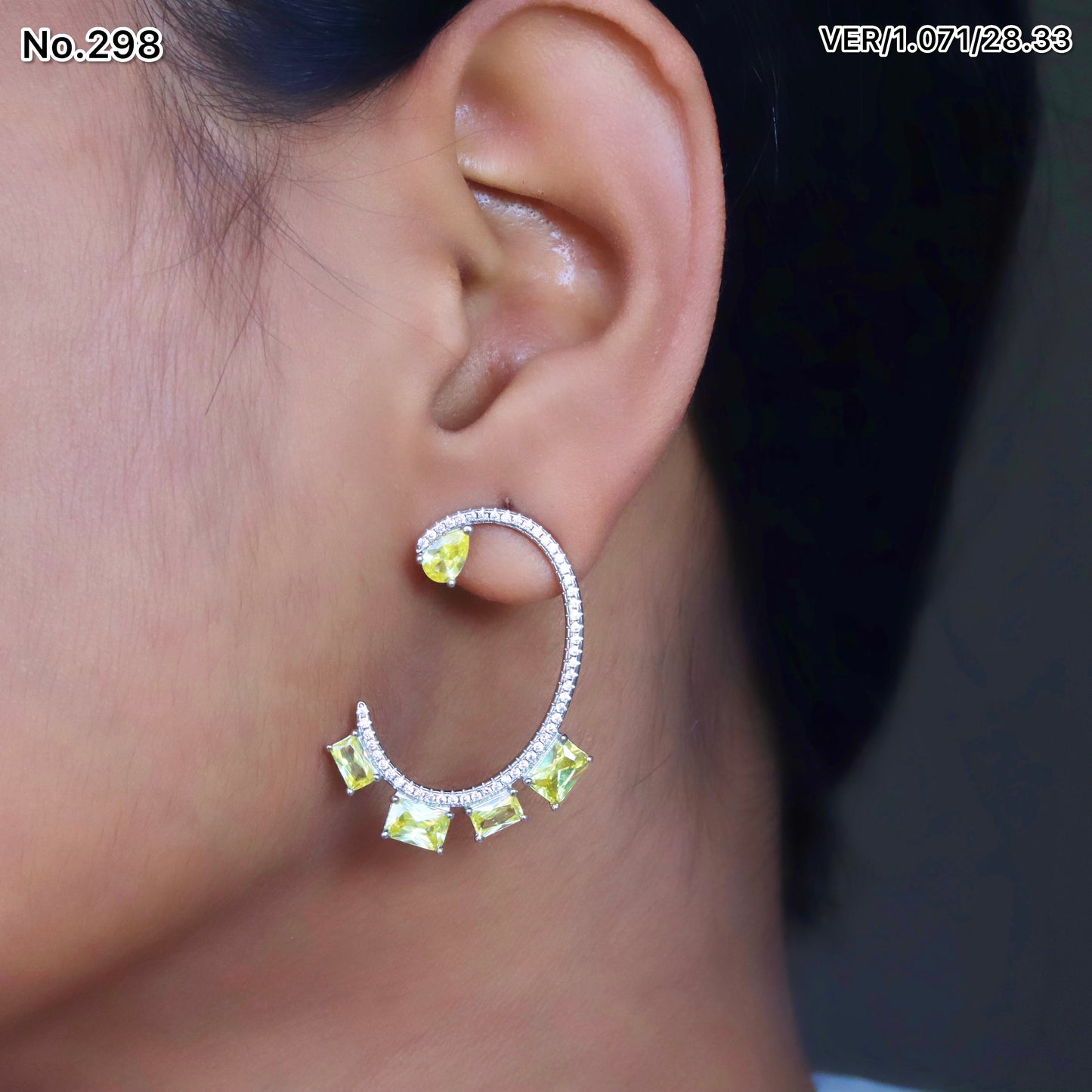 Silver Earrings for Women by V One Jewellery