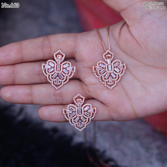 Silver Pendant Set - V One Jewellery