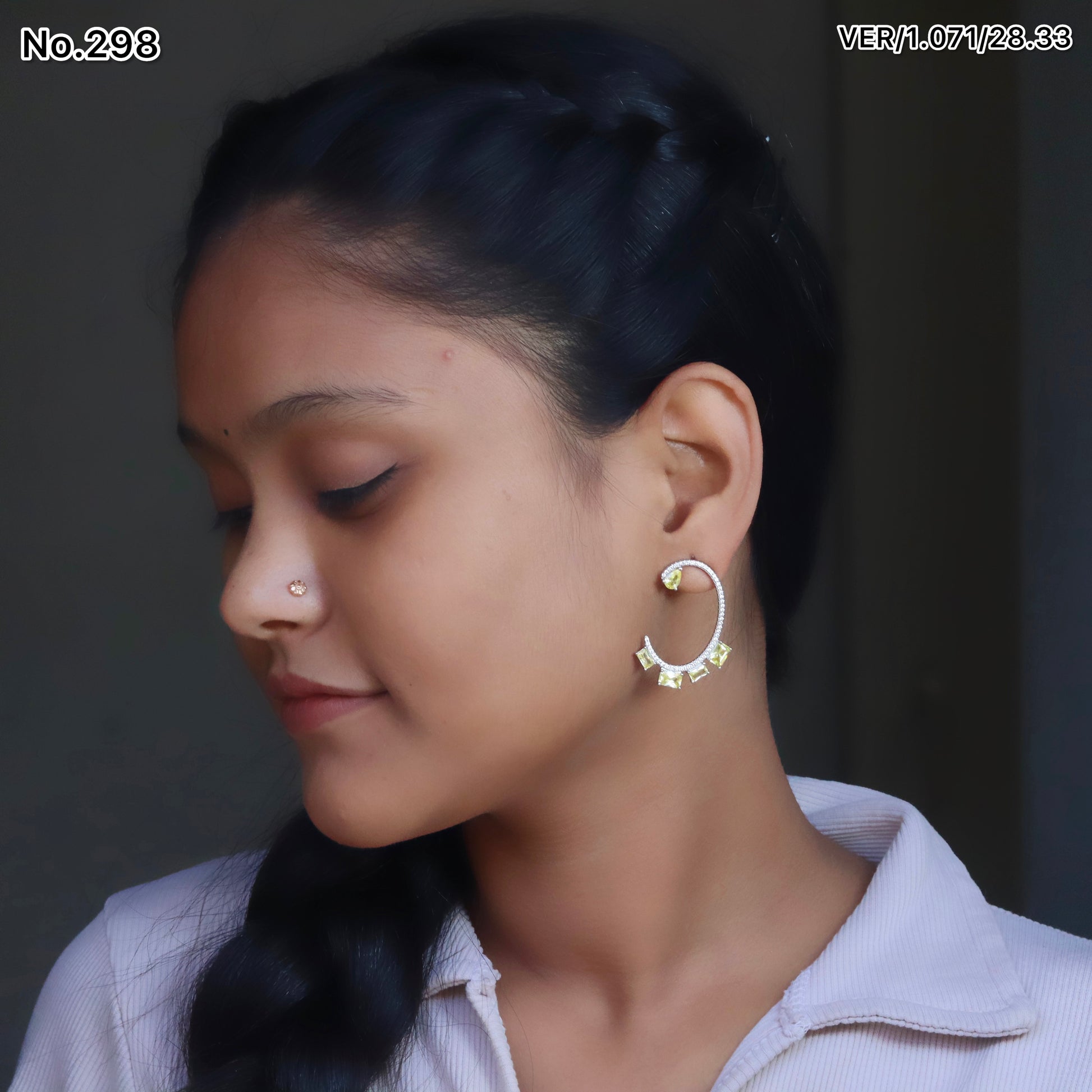 Silver Earrings for Women by V One Jewellery