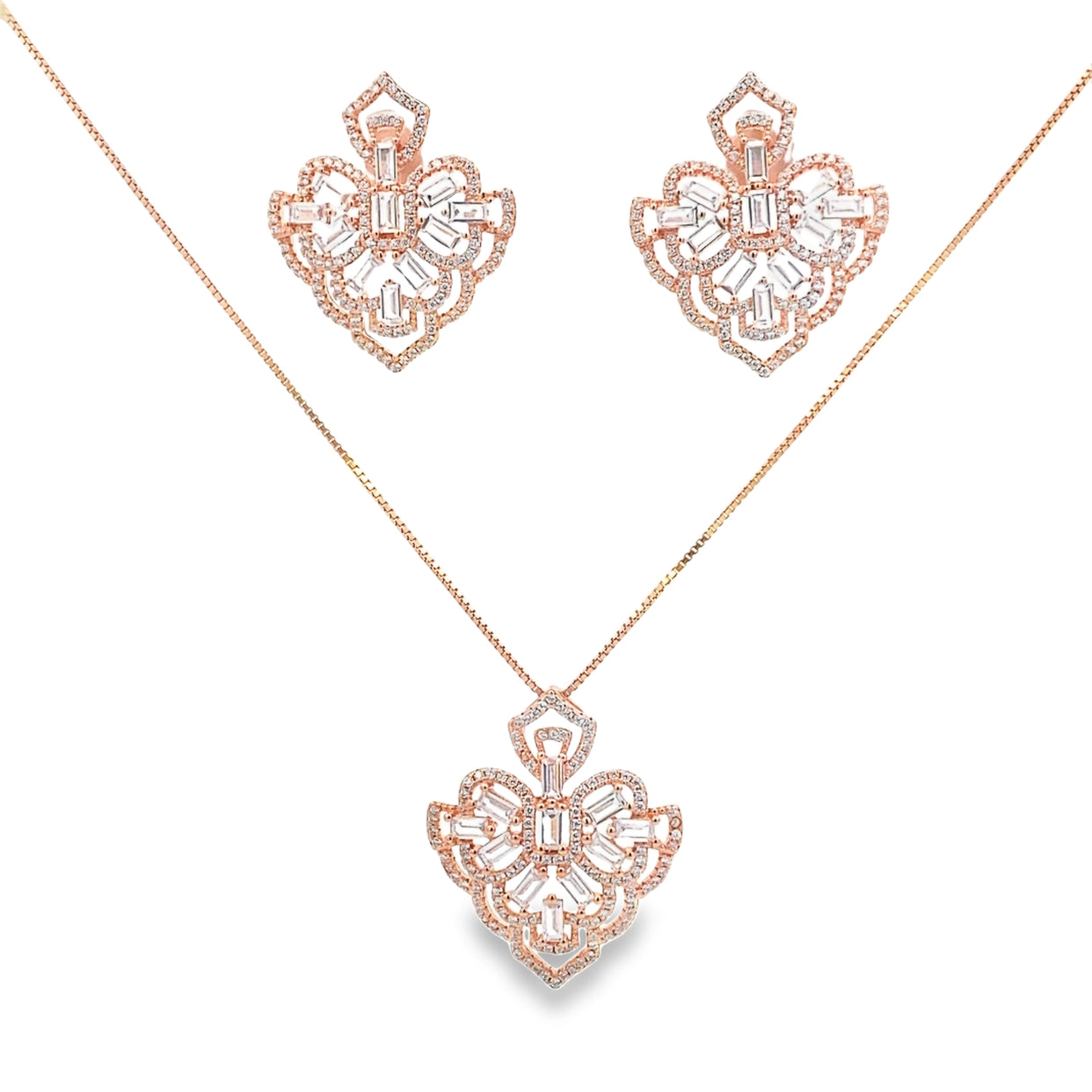 Silver Pendant Set - V One Jewellery