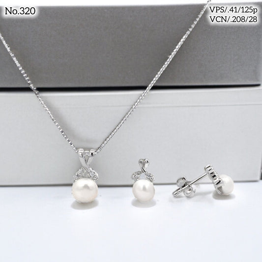 Silver Pendant Set - V One Jewellery