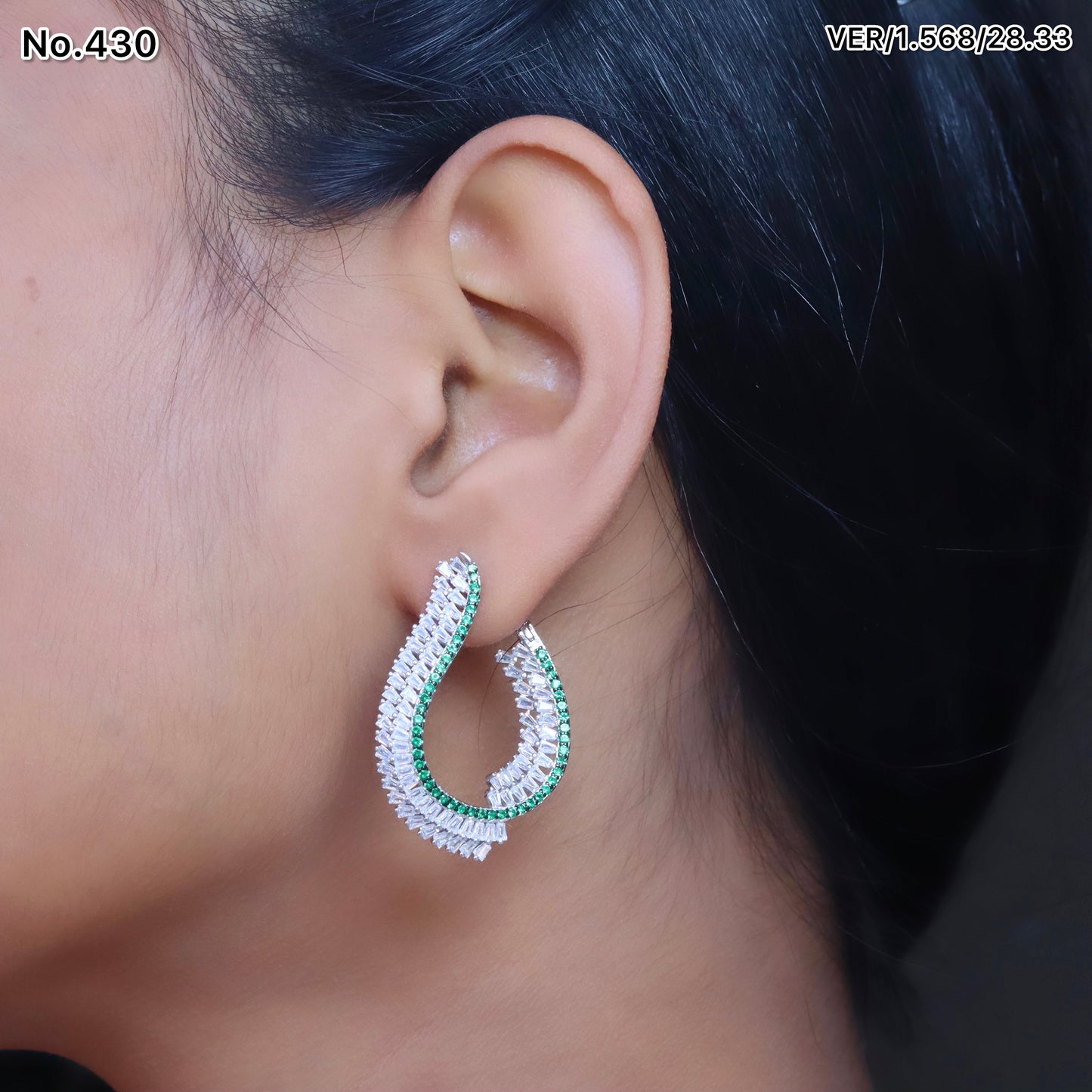 Silver Earrings for Women by V One Jewellery