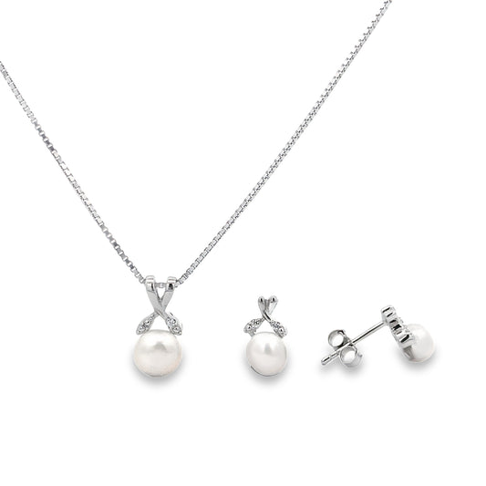 Silver Pendant Set - V One Jewellery