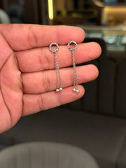 Nritya Nupur silver earrings
