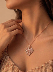 Starry elegance silver pendant set for women