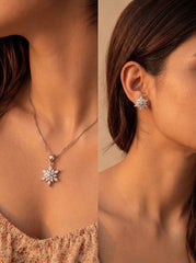 Sunshine Silver pendant set for women