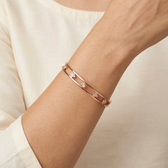 Zariya Silver Kada for women