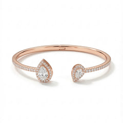 Majestic dew silver kada for women