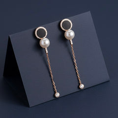 Onyx aura silver earrings